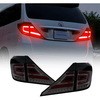 20系ヴェルファイア/アルファード クリスタルアイ ファイバーフルLEDテール V3 流れるシーケンシャルウインカー スモーク クリスタルアイ