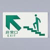 [高輝度蓄光式]避難口標識 エスコ
