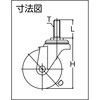 TYST-75EL パイプ差込式ウレタンキャスター ENシリーズ(自在式) TRUSCO 48918344