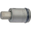 T6-22AHH インパクト用ヘキサゴンソケット(差込角19.0mm・差替式) TRUSCO 48921616