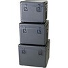 TAC-480BK 万能アルミ保管箱 TRUSCO 48927724