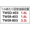 TWSD-403 油吸収シート 油・水兼用(DPタイプ) TRUSCO 48936142