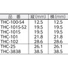 THC-101 結束バンド固定具(粘着シートタイプ) TRUSCO 84731074