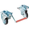 200NJB プレス製台車 ドンキーカート用ピン式ブレーキ自在キャスター付 TRUSCO 48940543