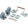 300NARJB ドンキーカート 300番用ブレーキ空気入り自在車輪付 TRUSCO 48940577