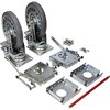 500NJB プレス製台車 ドンキーカート用ピン式ブレーキ自在キャスター付 TRUSCO 48940647