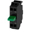 コンタクトブロック 1NO 5 → 500 V ac/dc ケージクランプターミナル Siemens SIEMENS