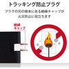 T-TR03-2300WH 電源タップ 3個口 2P 薄型 スイングプラグ トリプルタップ 分配タップ コンセント エレコム 49322936