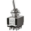 KNITTER-SWITCH トグルスイッチ (On)-Off-(On) 4極双投(4PDT) KNITTER-SWITCH