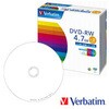 DVD-RW 繰り返し記録用 4.7GB 1-2倍速 インクジェットプリンター対応 Verbatim(バーベイタム)