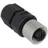 12-04BFFA-SL8001 M12 CONN ASSY SCREW AMPHENOL 49475336