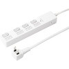 スイッチ付タップ 雷サージ 4個口 MCO