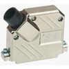 3M D-subコネクタ用バックシェル アングル 37 極 ABS 3M