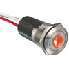 MPI001/FL/RD/12 Bulgin �����{�^���X�C�b�` 50 mA @ 24 V dc ���[�����^�� �p�l���}�E���g BULGIN 49873085