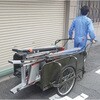 EA520AG-12A 1200x800mm リヤカー・折畳式(側板付/OD色) エスコ 49895055