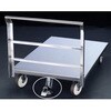 EA520BS-11 900x600mm/500kg 運搬車(ブレーキ付/ステンレス製) エスコ 49895895