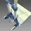 EA520FG-2 488x1090mm/125kg ハンディーカート(アルミ製) エスコ 49896403