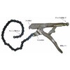 EA533AK 225mm チェーンロッキングクランプ エスコ 49912196