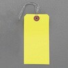 120x60mm 針金付防水荷札(イエロー/5枚) エスコ