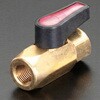 EA496EA-11 NPT1/8”xNPT1/8” ボールバルブ(赤) エスコ 49961336