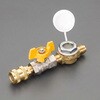 EA496EH-3 F3/8”xF3/8” ボールバルブ(サービス用) エスコ 49961442