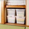 EA506AB-56BA 390x720x330mm 収納ケース(バックル付/クリアー/10個) エスコ 49965536