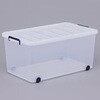 EA506AB-58B 440x740x350mm 収納ケース(バックル付/クリアー/6個) エスコ 49965572