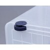 EA506AB-58B 440x740x350mm 収納ケース(バックル付/クリアー/6個) エスコ 49965572