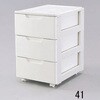 440x550x670mm 引き出し式収納ケース(3段) エスコ