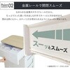 EA506L-42 440x550x870mm 引き出し式収納ケース(4段) エスコ 49967855