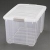 EA506L-6B 636x445x355mm 収納ボックス(バックル付/クリア/4個) エスコ 49968004