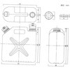 EA508AT-110B 10L ポリタンク(ポリエチレン製/ノズル無/6個) エスコ 49969903