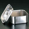165x165x75mm ふた付BOX(ステンレス製) エスコ