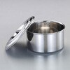 Φ160x100mm/1.90L 浅型ポット(ステンレス製) エスコ