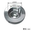EA576F-511 Φ2-50mm 革ポンチチャック(EA576F-51，-52) エスコ 49986904