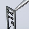 EA595A-10 125mm 精密用ピンセット(特殊鋼 ニッケルメッキ) エスコ 50001035