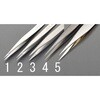 EA595E-2 0.4x120mm 精密用ピンセット(ステンレス製) エスコ 50003196