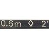 EA597GP-76 3.0mmx76m フィッシュテープ(スチール製/目盛付 エスコ 50006023