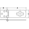 EA951BG-163A 掛金(スティール・電気メッキ) エスコ 50014038