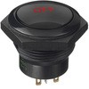 FPDR3D1422C1202 Apem �����{�^���X�C�b�` 200 mA @ 12 V dc �p�l���}�E���g 2�ɃI�� / �I�t�X�C�b�` APEM 50022246