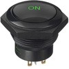FPDR3D1422B1201 Apem �����{�^���X�C�b�` 200 mA @ 12 V dc �p�l���}�E���g 2�ɃI�� / �I�t�X�C�b�` APEM 50022289