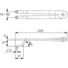 EA613XR-23 14- 90mm/5.0mm ヒンジピンレンチ エスコ 50024817