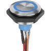 Apem 照光式押しボタンスイッチ 1 A モーメンタリ パネルマウント APEM