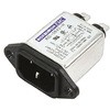 Deltron IECフィルタ オス パネルマウント 10A 250 V ac/dc DELTRON