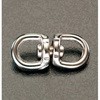28x10mm/30kg ミニスイベル(ニッケルメッキ) エスコ