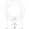 EA638DN-62 3x25mm 丸リング(ステンレス製) エスコ 50126213