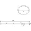 EA638JA-107 3.0x 385mm ワイヤーキャッチ(ステンレス製) エスコ 50130797