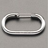 EA638JG-10 52.0x21.0x 6.0mm スプリングフック(ステンレス) エスコ 50130946