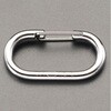 EA638JG-7 32.0x 8.0x 3.0mm スプリングフック(ステンレス) エスコ 50131138