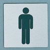 サインプレート 標準 男マーク 光